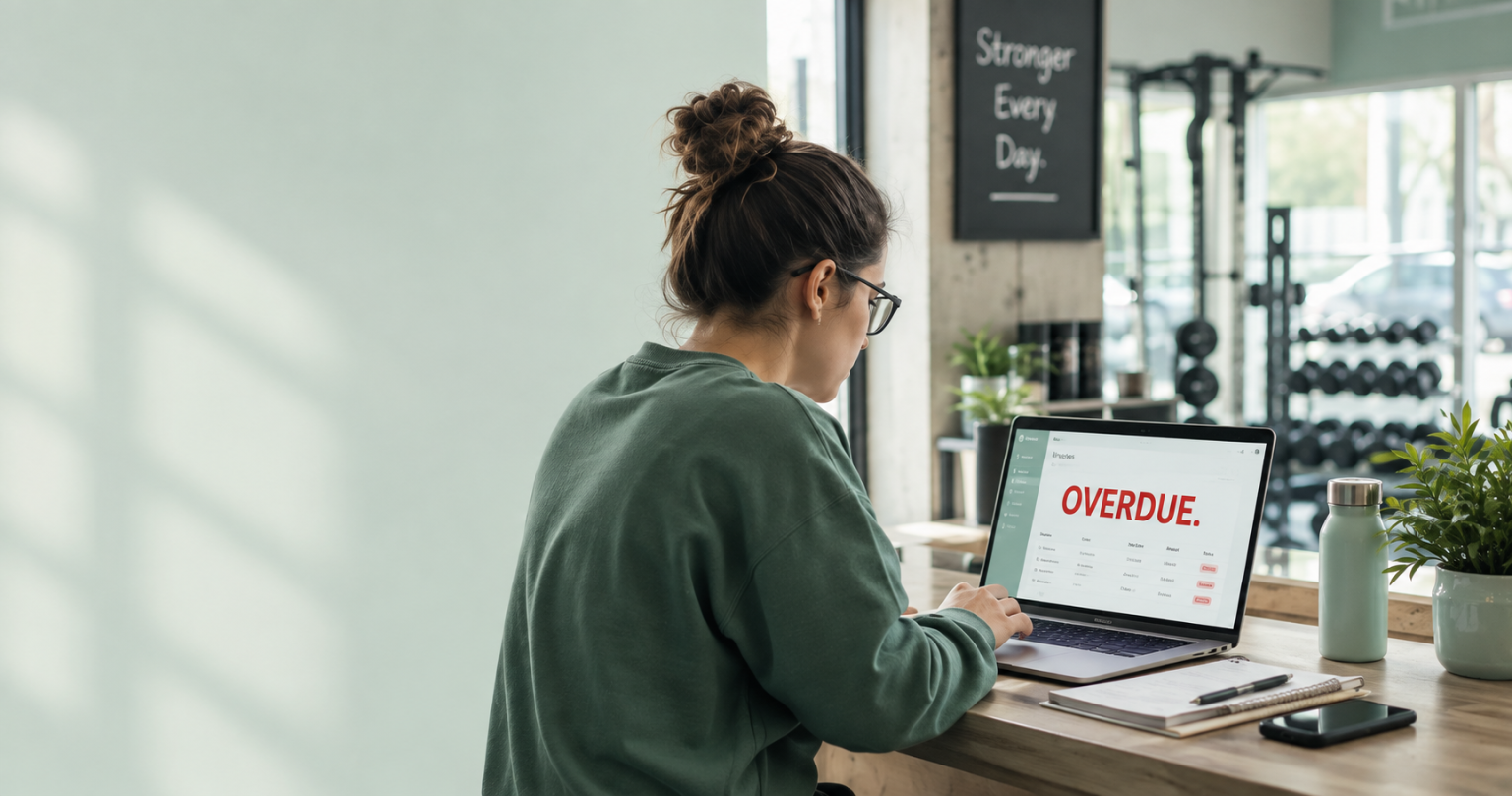 Invoice automation workflow showing the sequence from invoice creation through reminders, follow-up, payment, and reconciliation for small businesses.