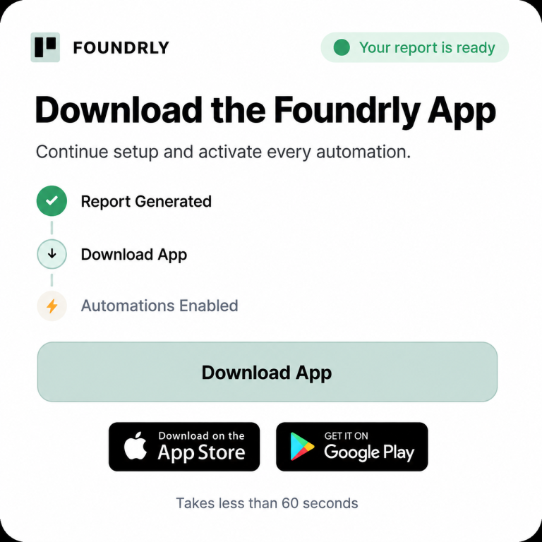 Download the Foundrly app